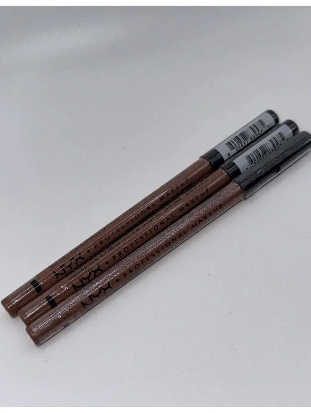 3 NYX Slide On Glide On Stay On Definitely A Turn On Lip Liner Sugar Glass